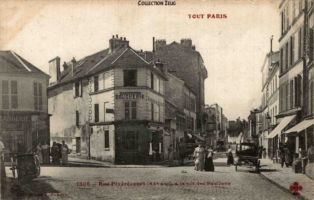 1306 - Rue Pixérécourt à la Rue des Pavillons