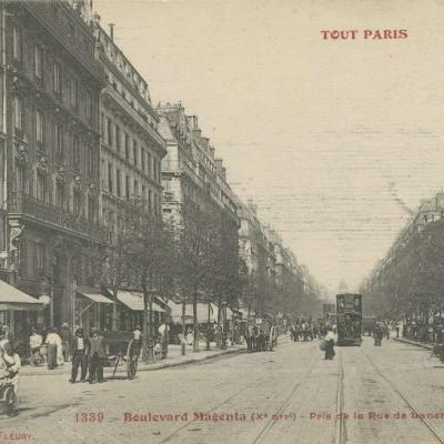 1339 - Boulevard Magenta pris de la Rue de Lancry