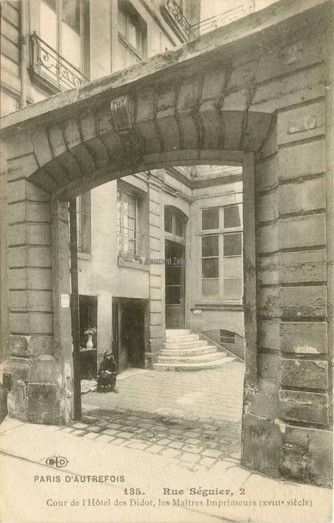 135 - Rue Séguier, 2