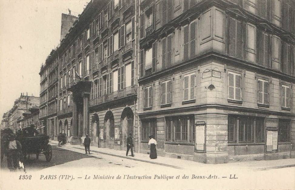 1352 - PARIS - Le Ministère de l'Instruction Publique et des Beaux-Arts