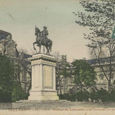 137-1284 - Statue de Lafayette aux Tuileries