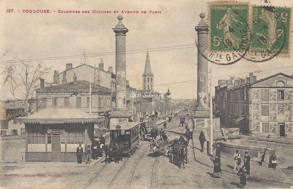 137 - Colonnes des Minimes et Avenue de Paris