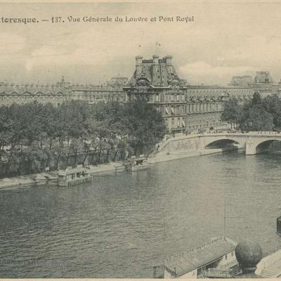 137 - Vue générale du Louvre et Pont-Royal