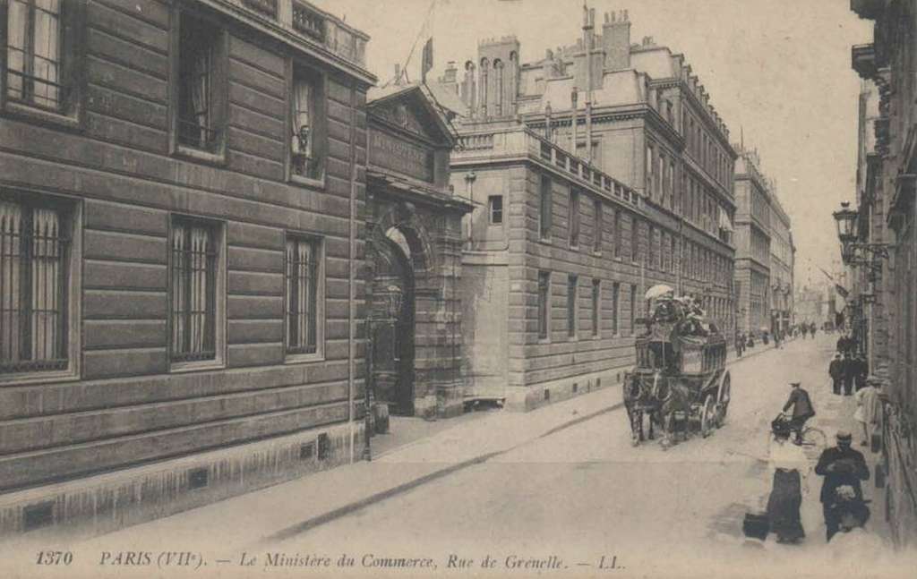 1370 - PARIS - Le Ministère du Commerce, Rue de Grenelle
