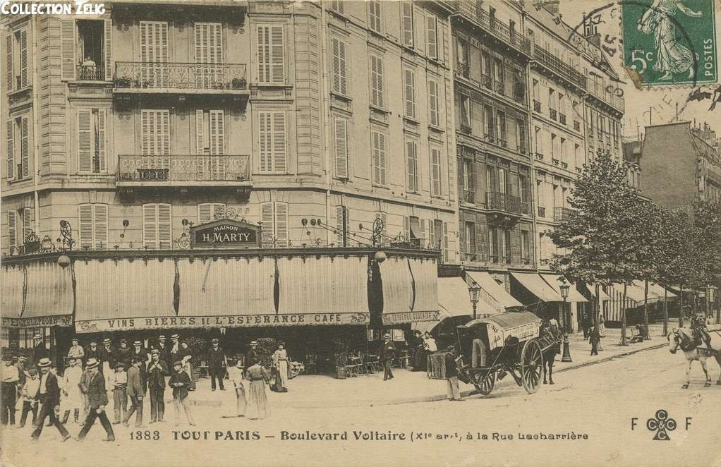 1383 - Boulevard Voltaire à la Rue Lacharrière