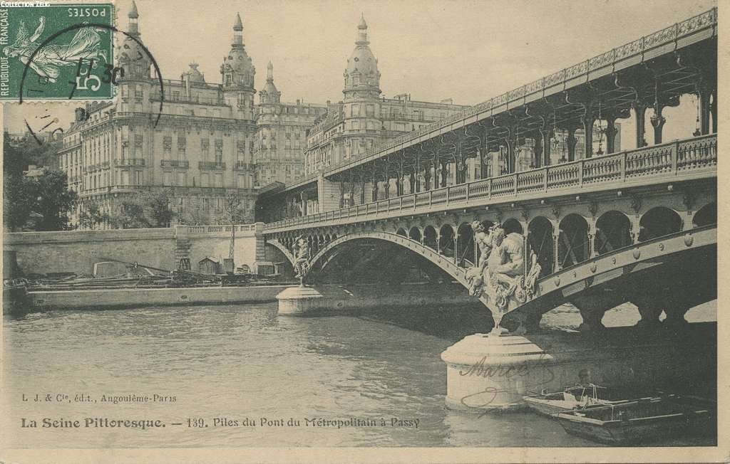139 - Piles du Pont du Métropolitain à Passy