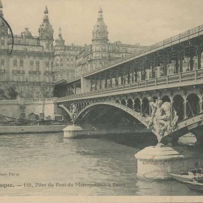 139 - Piles du Pont du Métropolitain à Passy