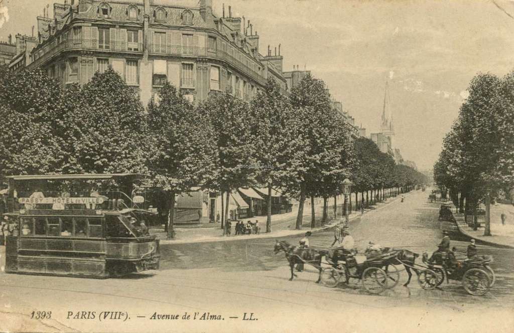 1393 - PARIS - Avenue de l'Alma