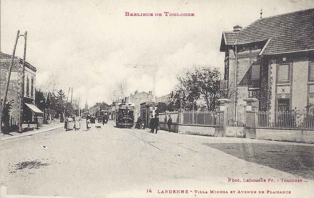 14 - Lardenne - Villa Mimosa et Avenue de Plaisance