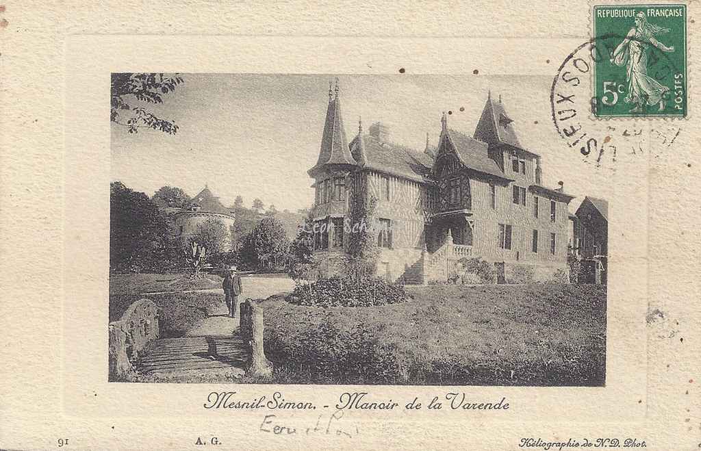 14-Le Mesnil-Simon - Manoir de la Varende (ND 91)