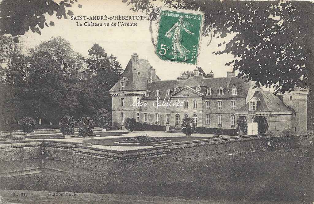 14-Saint-André d'Hébertot - 2 - Le Château (L.D. Ed. David))