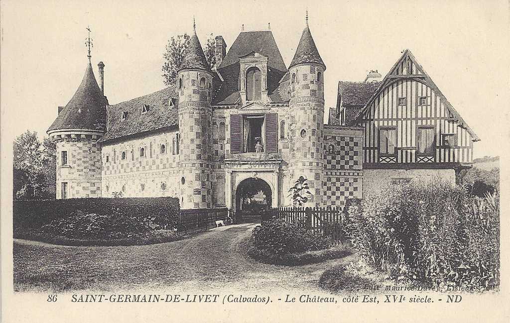 14-Saint-Germain-de-Livet - 86 - Le Château (ND Phot)