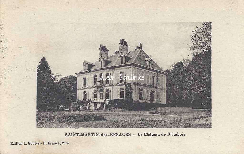 14-Saint-Martin-des-Besaces - Château de Brimbois (L.Goutes)