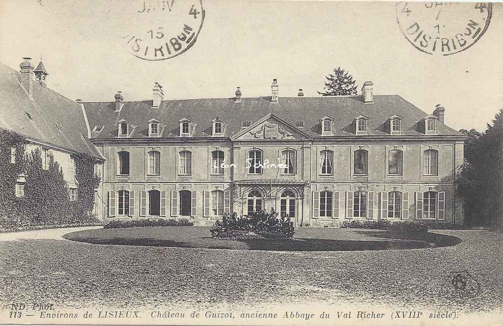 14-Saint-Ouen-le-Pin - Château de Guizot, Abbaye du Val Richer