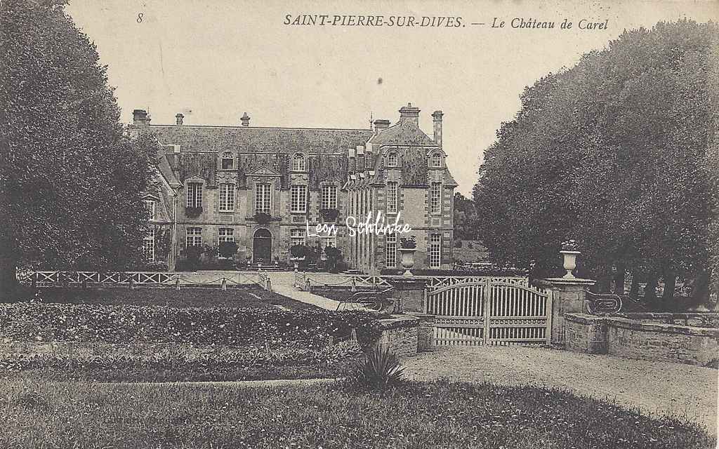 14-Saint-Pierre-sur-Dives - Le Château de Carel (Ss edit)