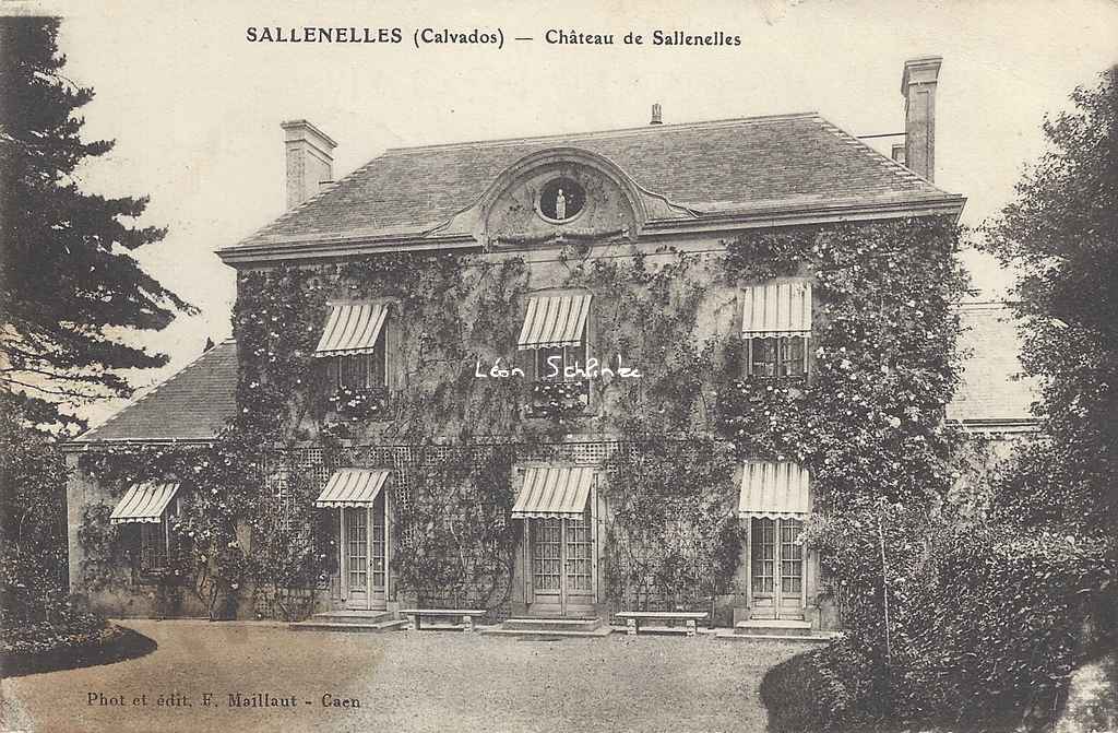 14-Sallenelles - Le Château (F.Maillaut à Caen)