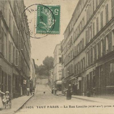 1404 - La Rue Lauzin à la Rue Rébeval