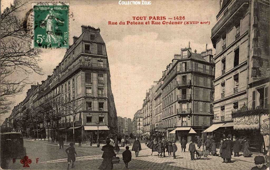1426 - Rue du Poteau et Rue Ordener