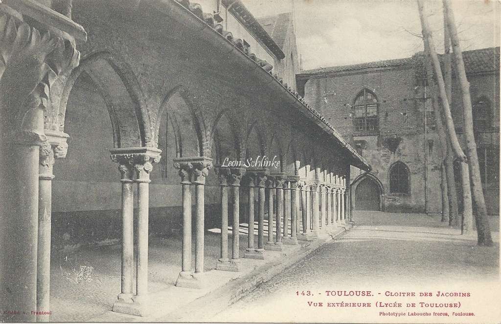 143 - Cloître des Jacobins - Lycée de Toulouse