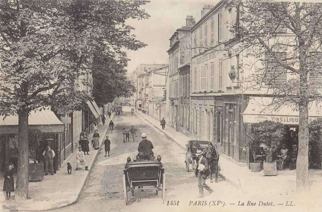 1451 - PARIS - La Rue Dutot