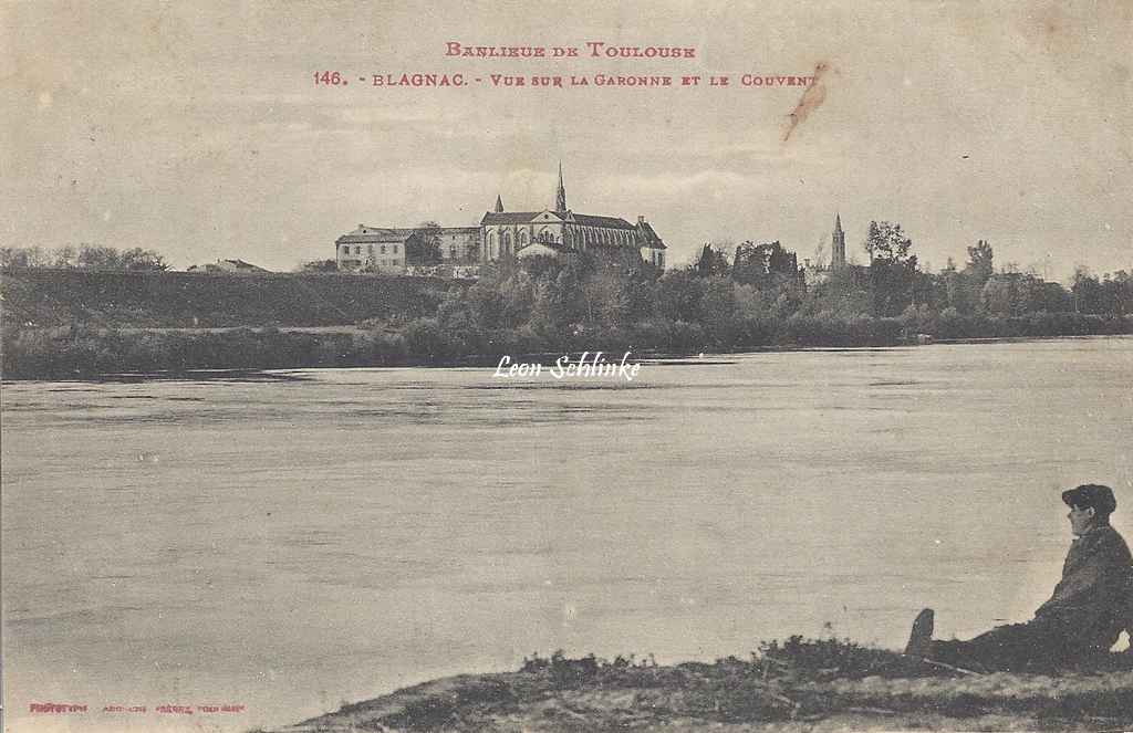 146 - Blagnac - Vue sur la Garonne et le Couvent