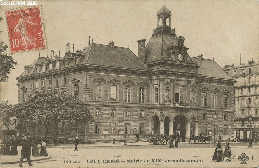 147 bis - Mairie du XIX° arrondissement