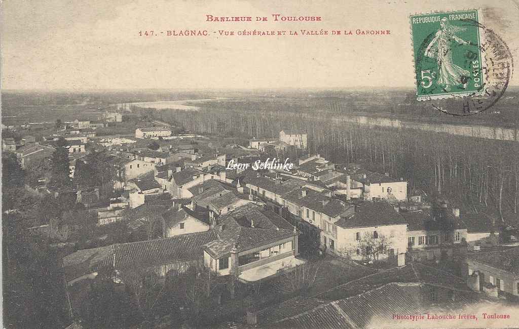 147 - Blagnac - Vue générale et la vallée de la Garonne