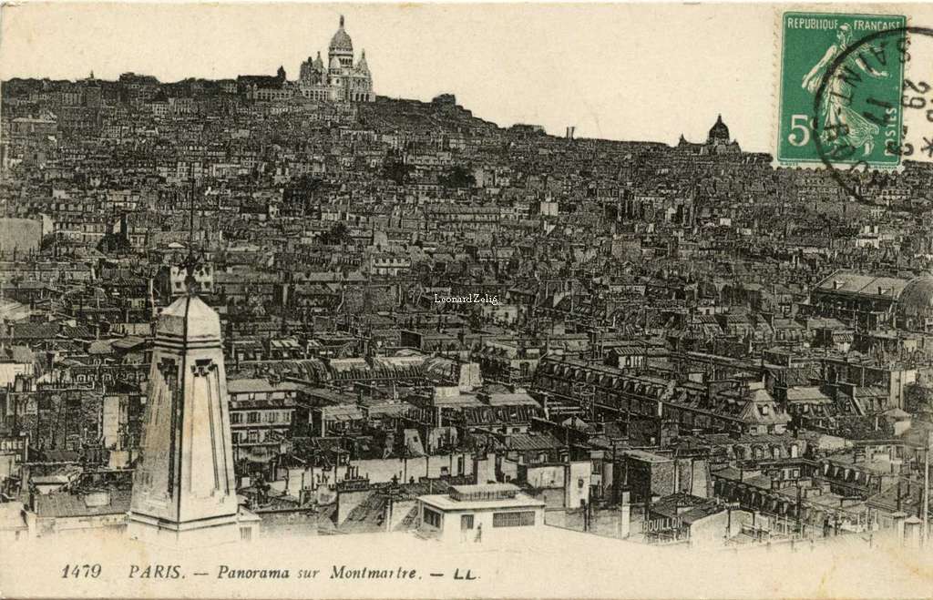 1479 - PARIS - Panorama sur Montmartre