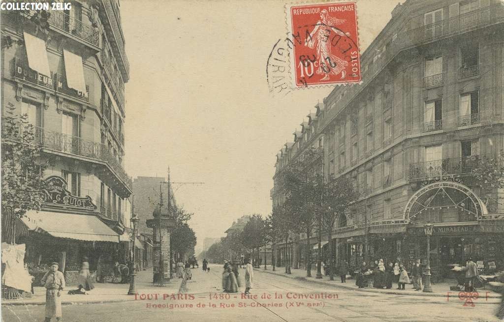1480 - Rue de la Convention - Encoignure de la Rue St-Charles
