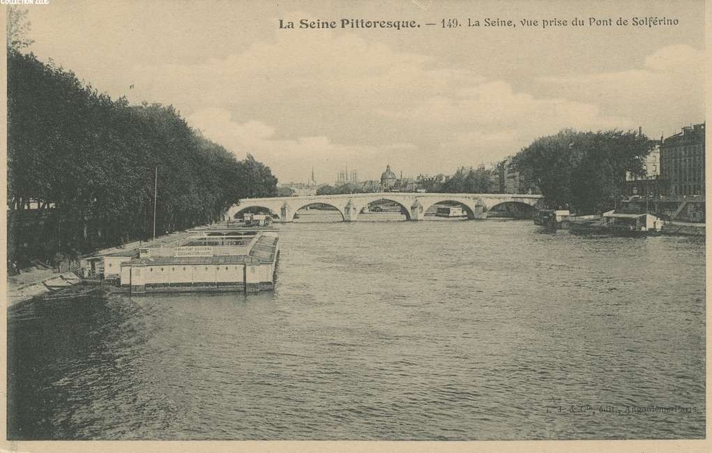 149 - La Seine - Vue prise du Pont de Solférino
