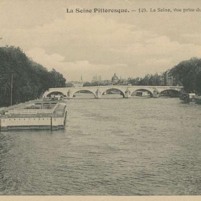 149 - La Seine - Vue prise du Pont de Solférino