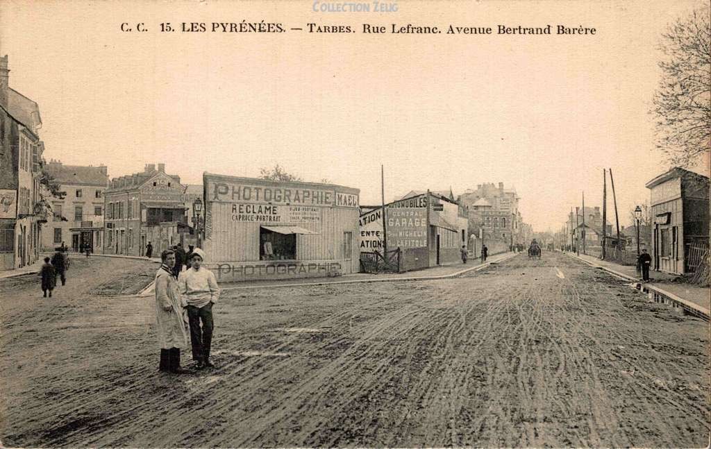 15 - TARBES - Rue Lefranc - Avenue Bertrand-Barère