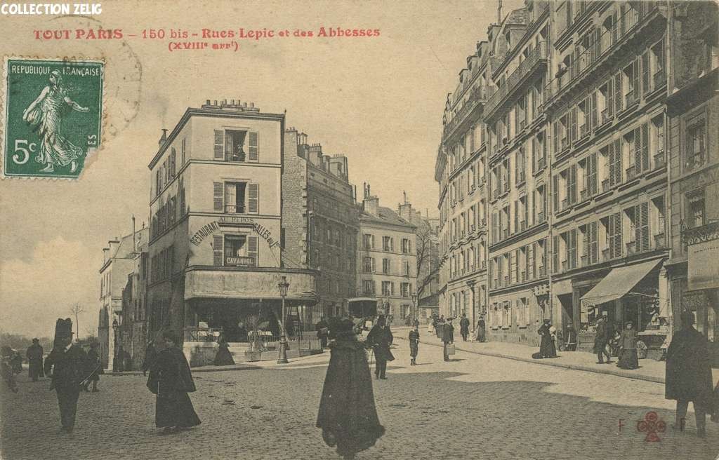 150 bis - Rues Lepic et des Abbesses
