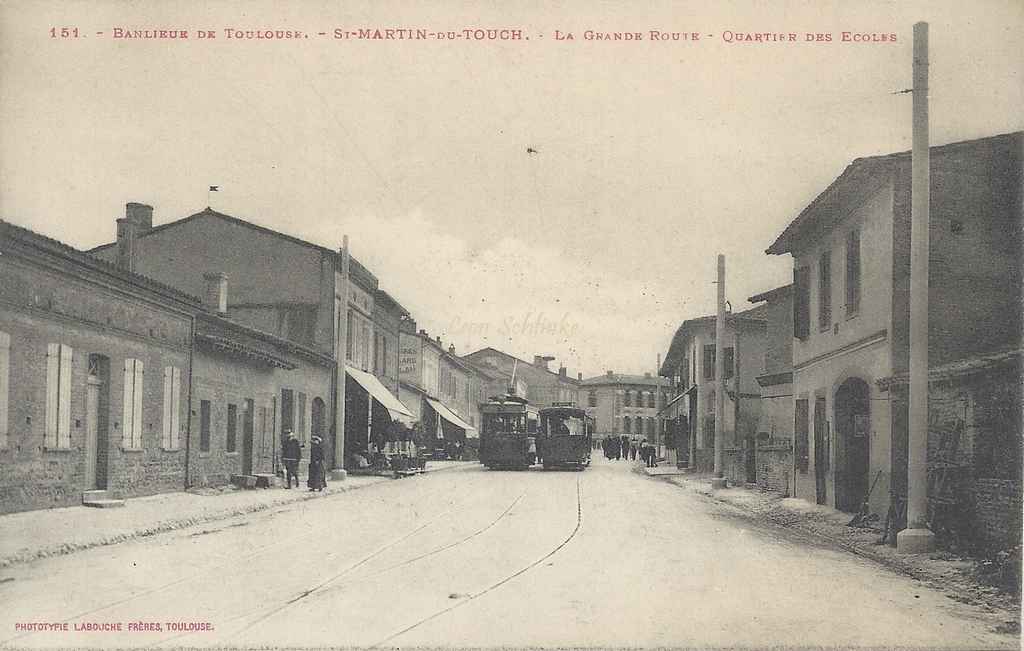 151 - Saint-Martin-du-Touch - La Grande Route - Quartier des Ecoles