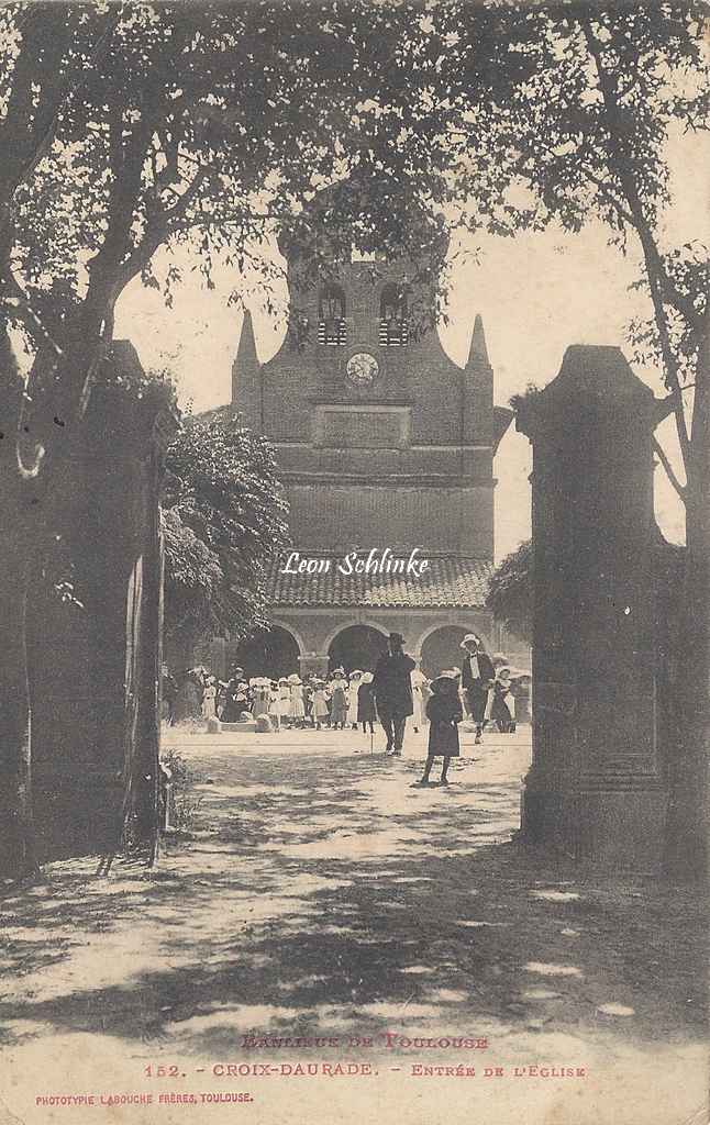 152 - Croix-Daurade - Entrée de l'Eglise