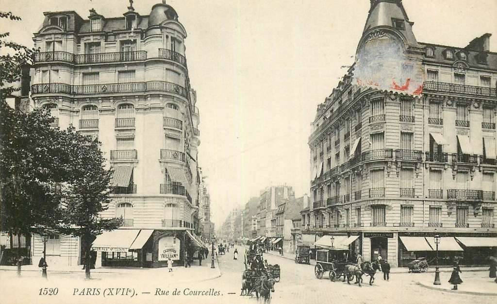 1520 - PARIS - Rue de Courcelles