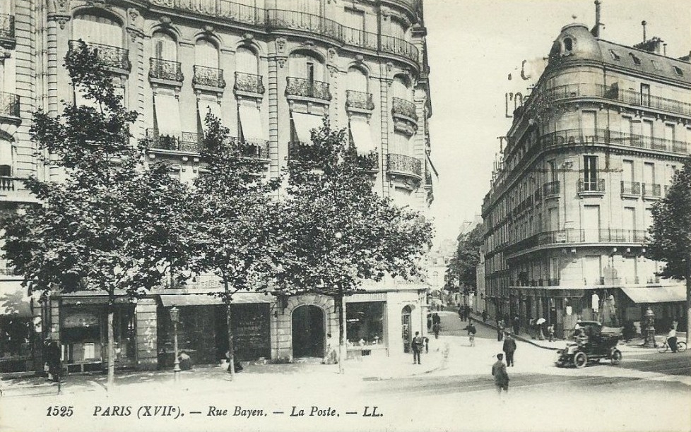 1525 - PARIS (XVII°) - Rue Bayen - La Poste