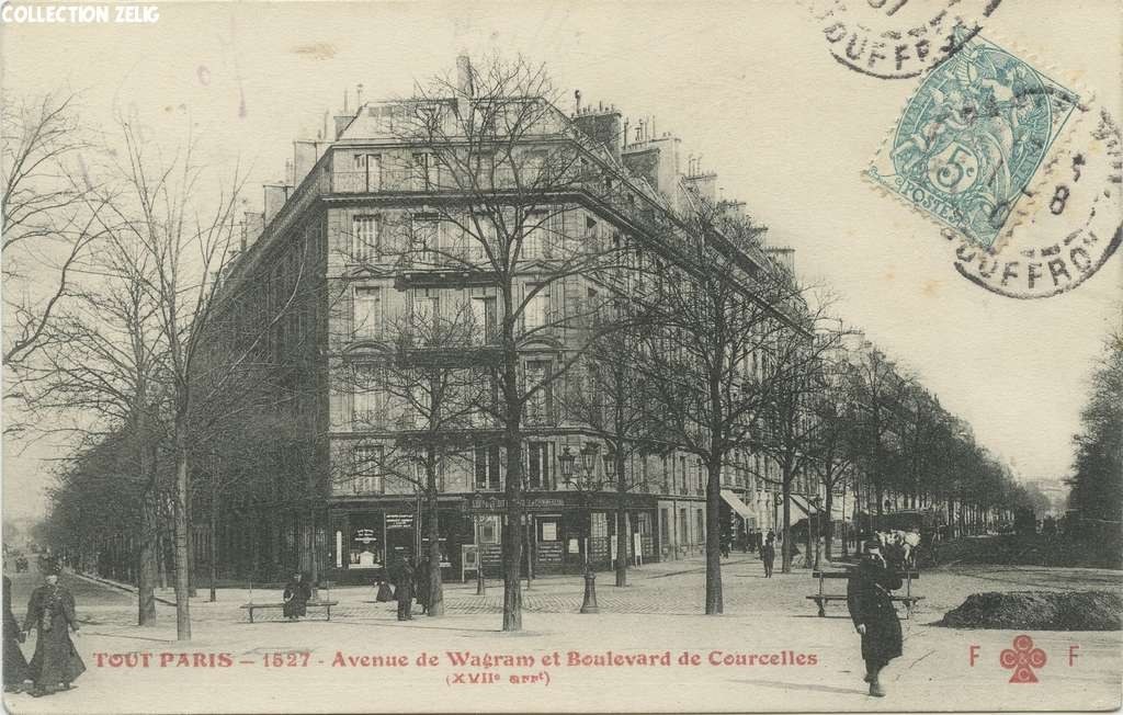 1527 - Avenue de Wagram et Boulevard de Courcelles