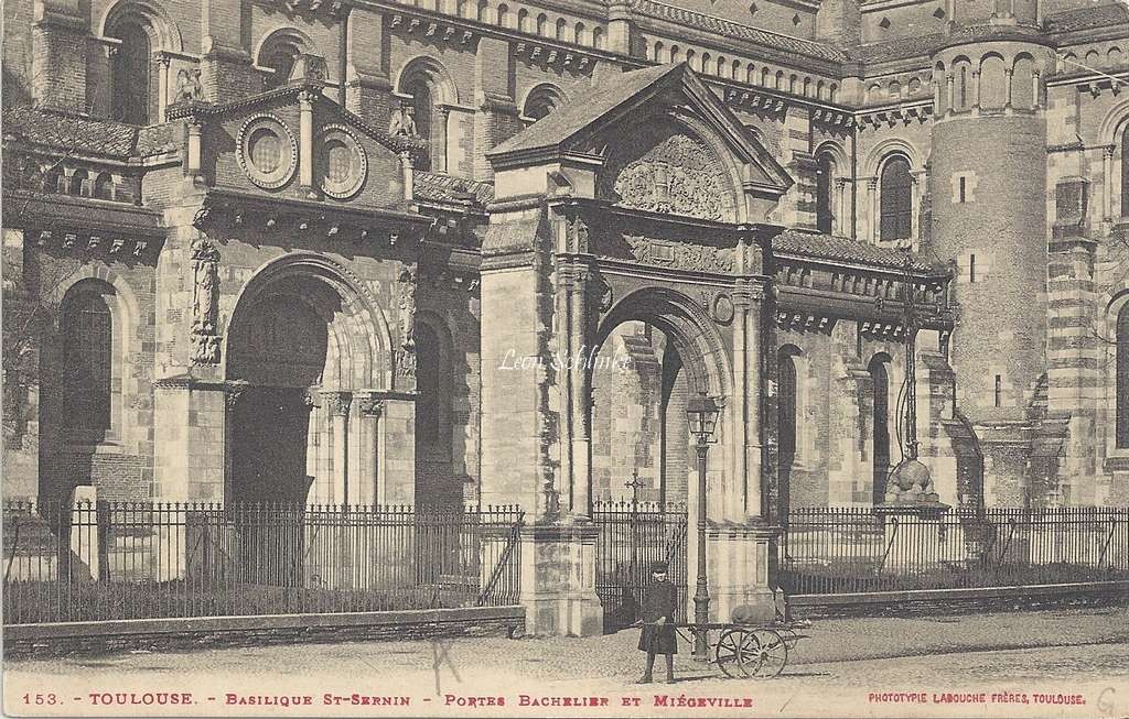 153 - Basilique St-Sernin- Portes Bachelier et Miègeville