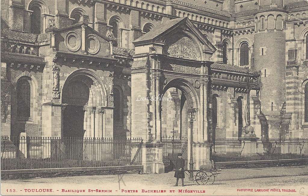 153 - Basilique St-Sernin - Portes Bachelier et Miègeville