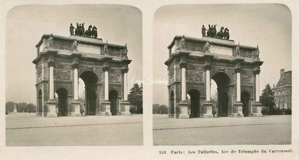 153 - Paris - Les Tuileries - Arc de Triomphe du Carrousel