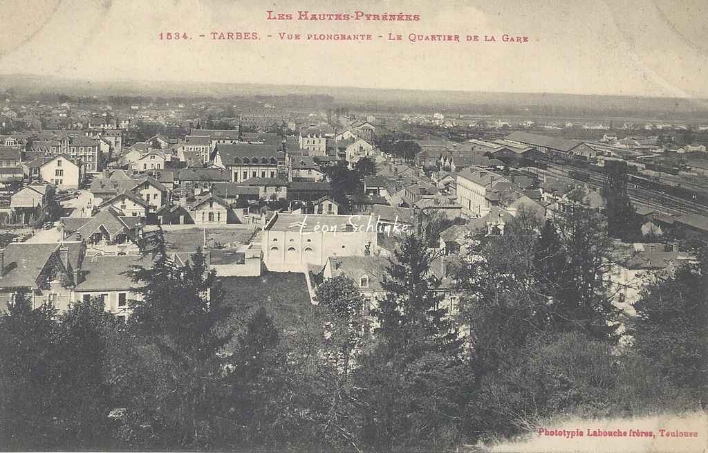 1534 - Vue plongeante sur le quartier de la Gare