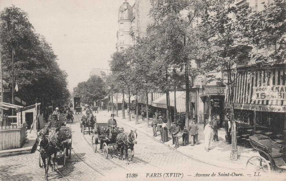 1539 - PARIS (XVIII°) - Avenue de Saint-Ouen