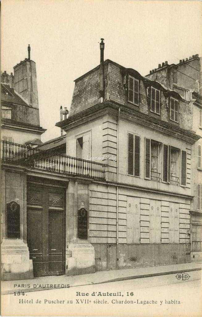 154 - Rue d'Auteuil, 16
