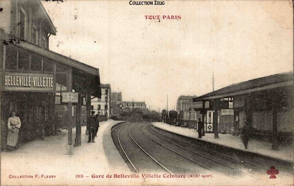 155 - Gare de Belleville-Villette Ceinture