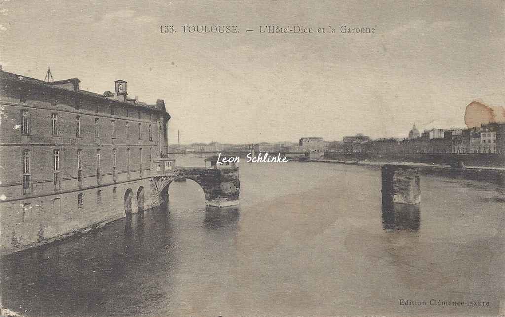 155 - L'Hôtel-Dieu et la Garonne