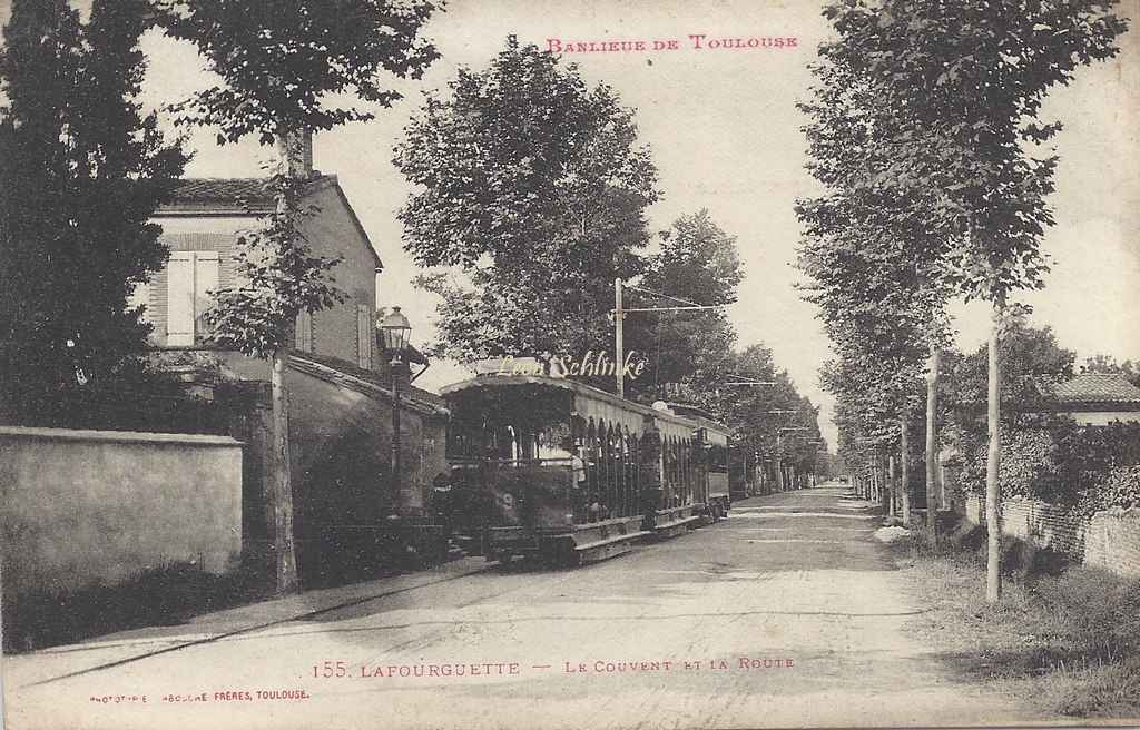 155 - Lafourguette - Le Couvent et la Route