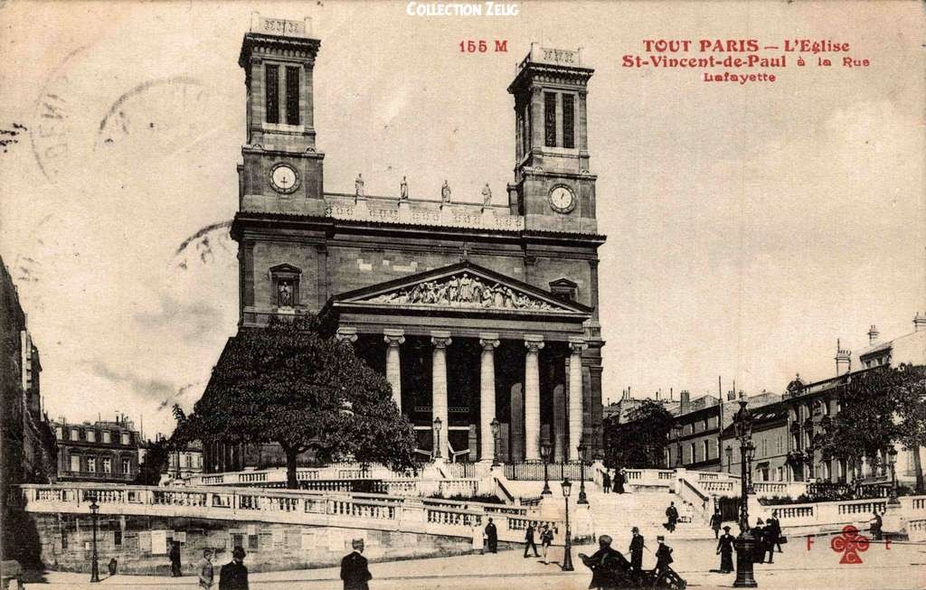 155 M - L'Eglise Saint-Vincen-de-Paul à la Rue Lafayette