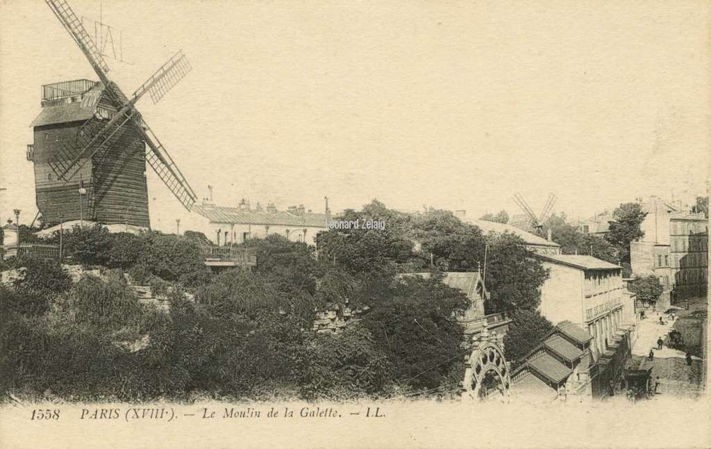 1558 - PARIS - Le Moulin de la Galette