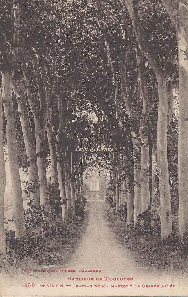 156 - Saint-Simon - Château de M. Marrot - La Grande Allée